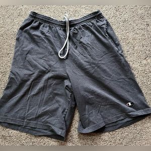 Men’s dark gray champion shorts